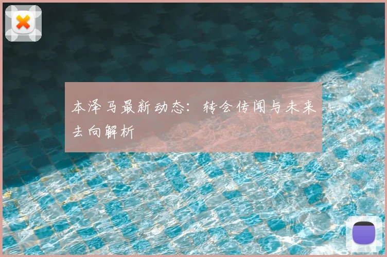 本泽马最新动态：转会传闻与未来去向解析